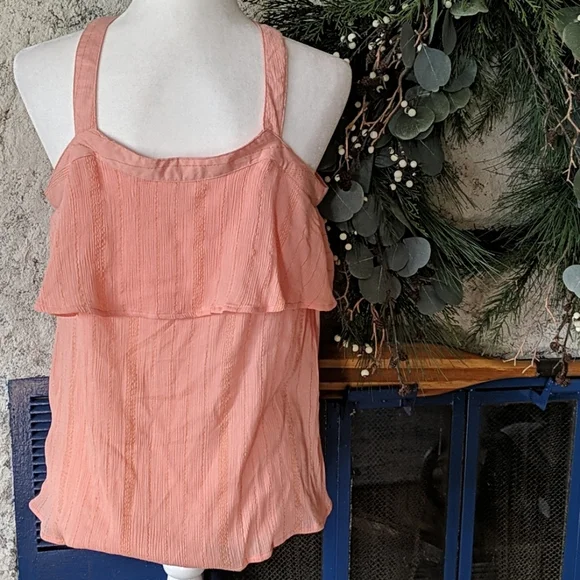 Maurices Peach Flowy Tank - Picture 4 of 6